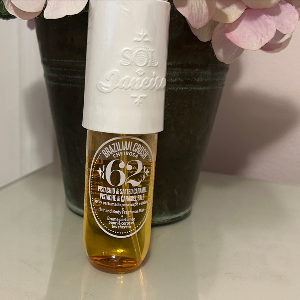 BRAND NEW Brazilian Crush Hair and Body Frag Mist Pistachio & Salted Carame 3oz